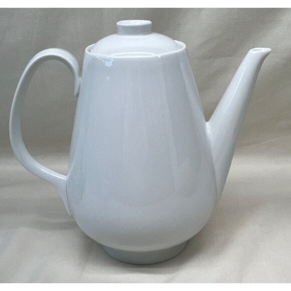 Rosenthal All White Secunda Coffee Pot Germany - Picture 3 of 9